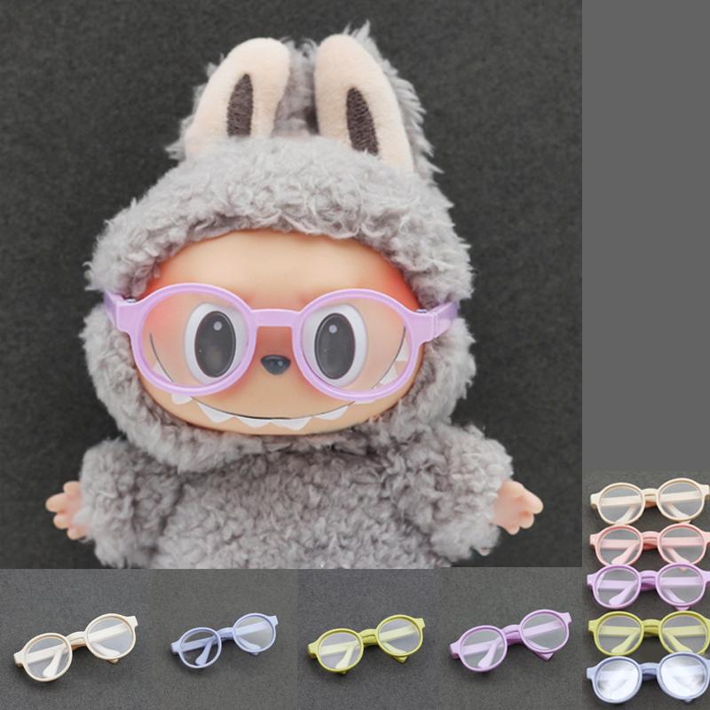 1Pcs Glasses For Mini Cotton Dolls Plastic Glasses Plush Doll Sunglasses Decoration Candy Colored Glasses Doll Accessories
