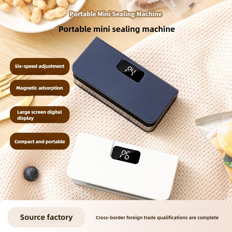 Mini Plastic Bags Sealer 2 in1 Heat Heat Bag Sealing Machine Portable Package Sealer Handheld Food Packaging Heat Sealer