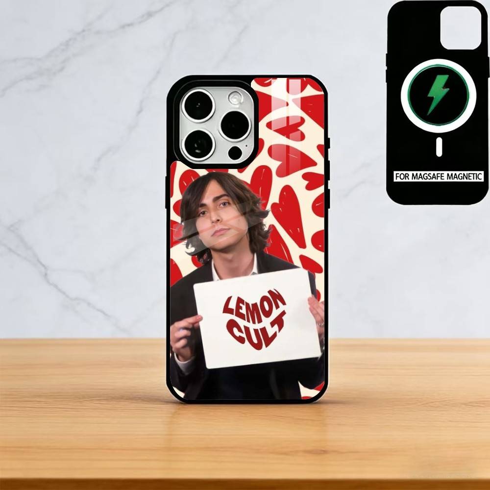 Aidan Gallagher Phone Case For iPhone17,16,15,14,13,12,11 Plus,Pro Magnetic For Magsafe Wireless Charging