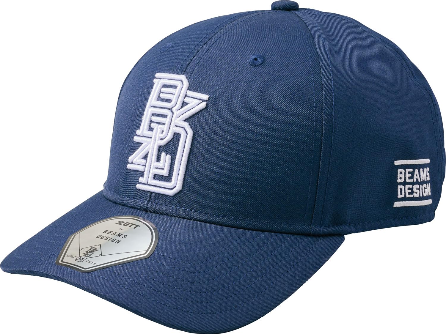 

ZETT by BEAMS DESIGN Baseball Cap BH79505 Men s Navy x White (2911)