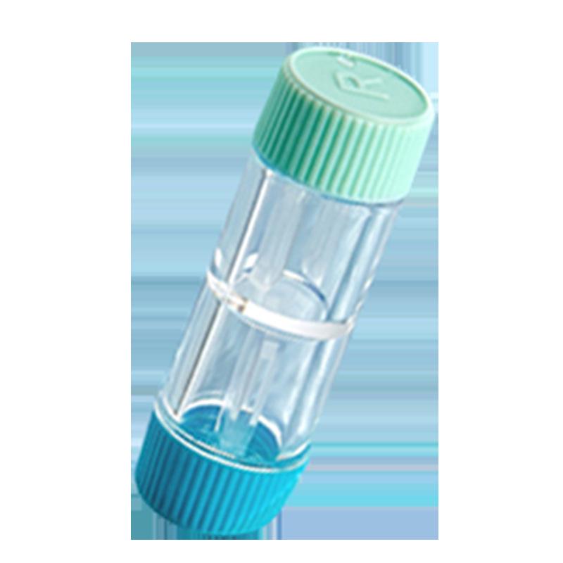 2015 Keda Orthokeratology Lens Cylinder Double-Bottle Hard Lens Case