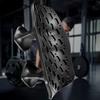 1 Pair Anti-Slip Silicone 2-Finger Workout Grips Men Women Palm Protection Lifting Deadlift Pull-Up Grippers Gym Training Exercise Fingerless