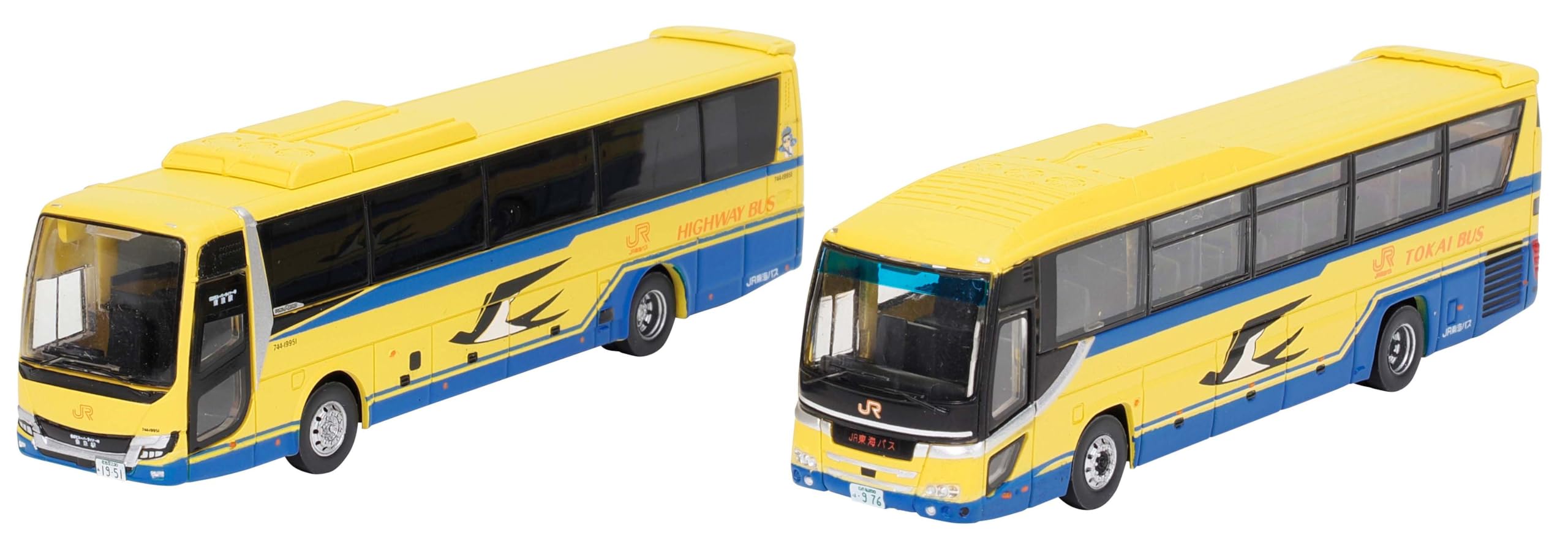 

TOMYTEC The Bus Collection Bus Collection JR Tokai Bus Yellow Bus Set of 2 Diorama Supplies 335474