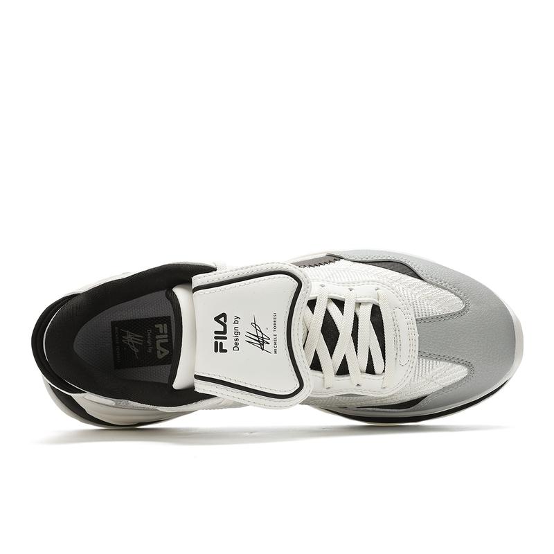 FILA KM2 Minimalist Fashion Versatile Low-Top Casual Shoes Women sneaker White Gray Black F12W433105FCA