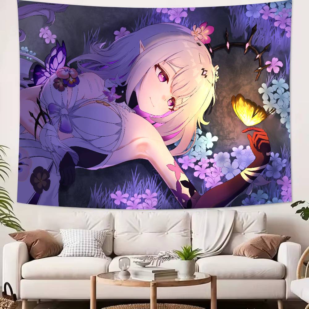 Pretty Hot Castorice Cool Honkai Star Rail Tapestry Popular Room Decoration Wall Tapestry Art Room Home Decor Wall Art Decor