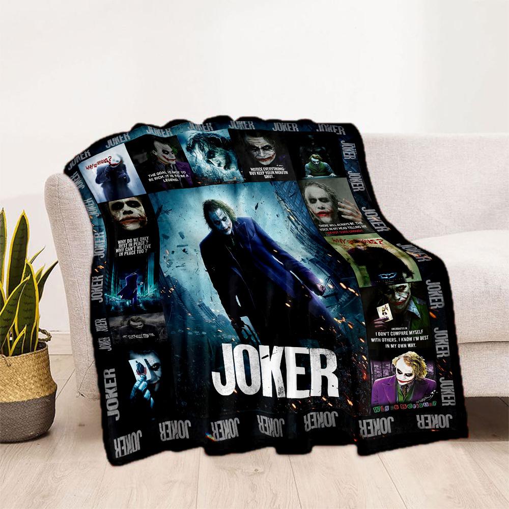 Harley Quinn Joker Blankets are suitable for living rooms,making them an ideal choice for outdoor travel and gifts.