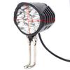 36V 48V 60V E-Bike Horn Light Electric Scooter 4 LED Headlight Front Lamp Waterproof Flashlight Outdoor Cycle Biking Accessories