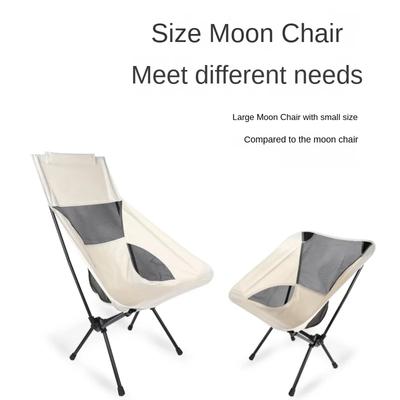 Outdoor Portable Folding Chair Lightweight Folding Chair for Camping Home BBQ Moon Chairs for Garden Picnic Beach Camping Tools