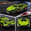 1280Pcs 1:14 Moc Racing Car Building Blocks, Mechanical Speed Sports Car Model Kit Stem Gift For Boys Kids Adults Ages 12+