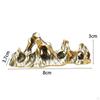 Ceai Pet Rockery Statuie Colectie de Cadou Decoratiuni Figurina in Miniatura Sculptura din alama pentru dormitor