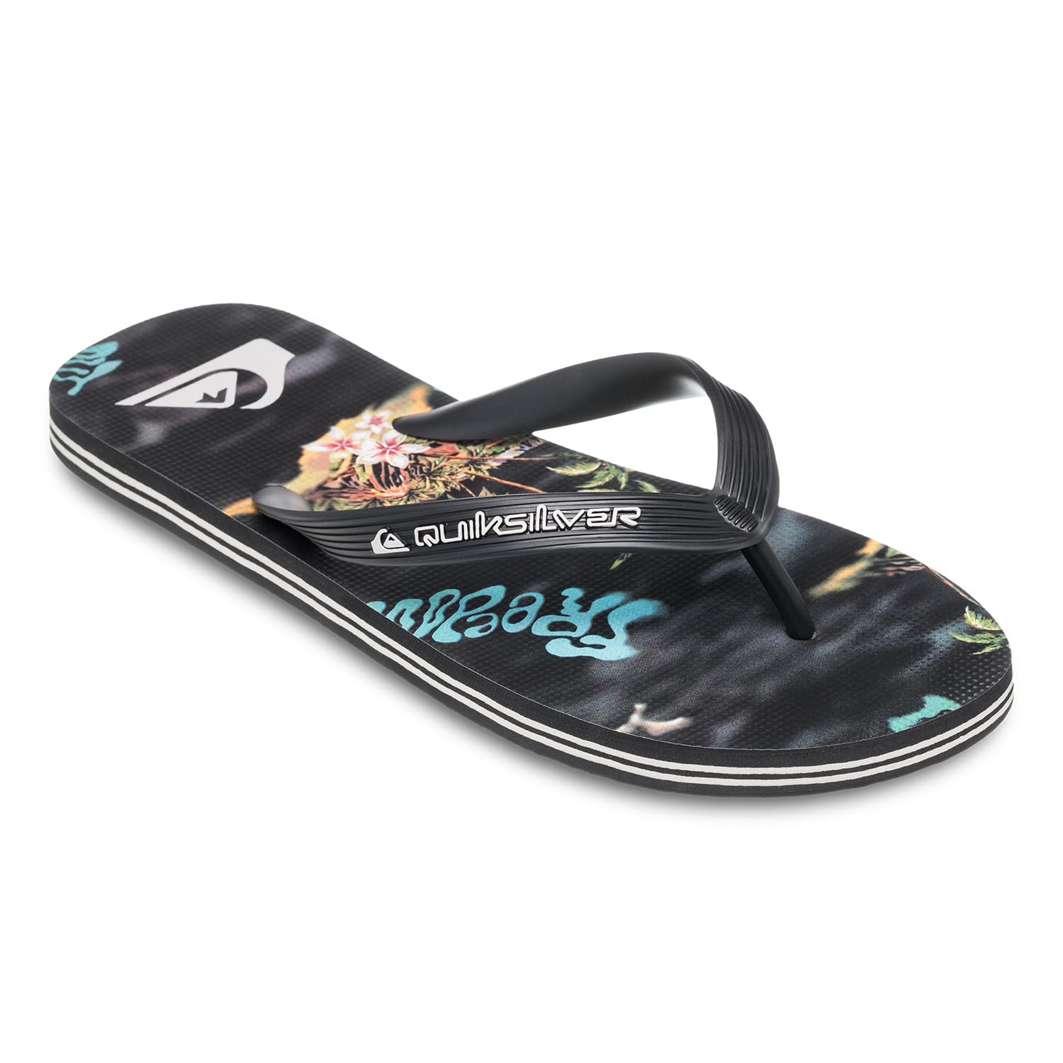 

All-over print beach sandals