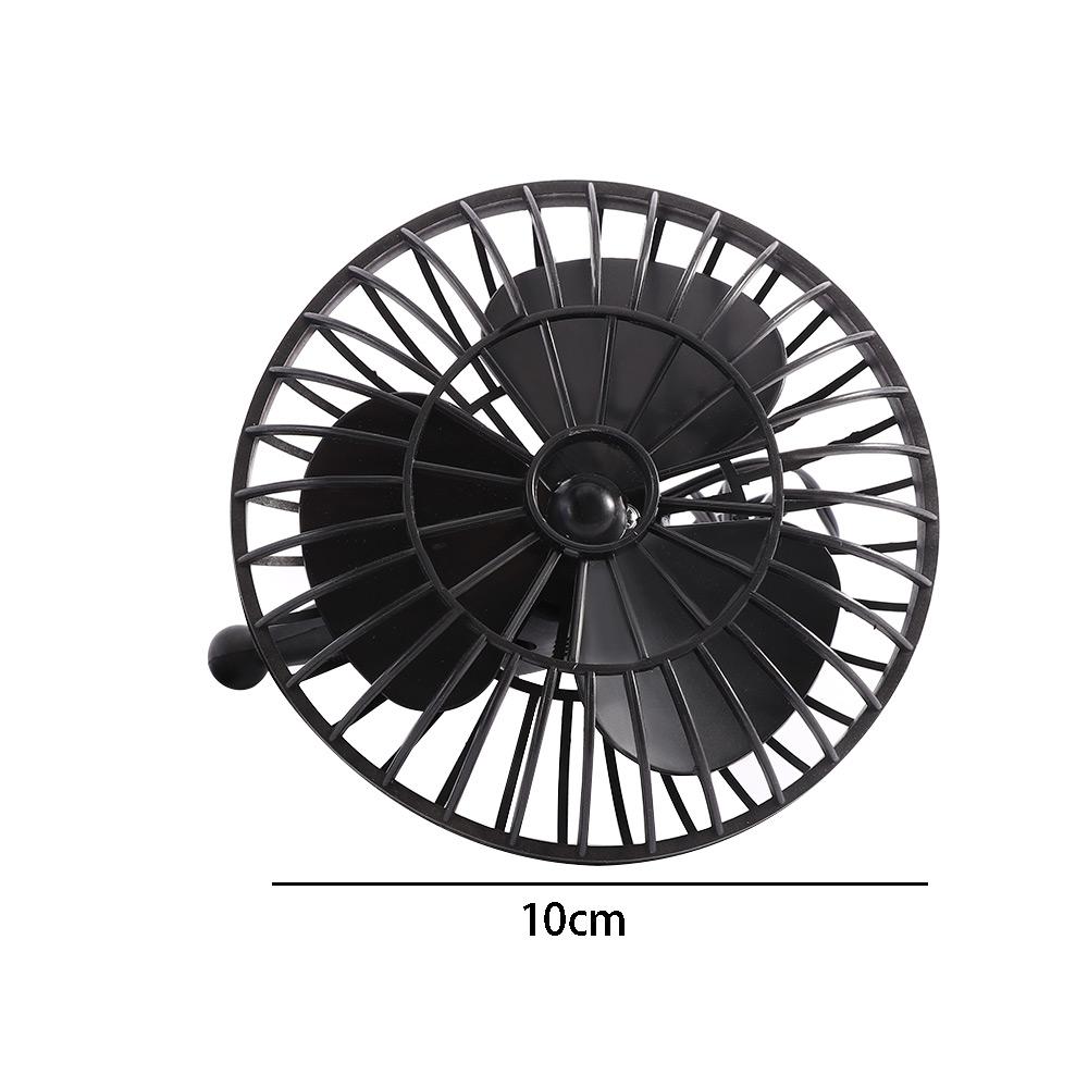 Oscillating Vehicle Caravan Dashboard Cooling 12V Car Fans Suction Cup Fan Car Air Conditioner