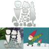 Christmas Santa Metal Cutting Dies DIY Craft Carbon Steel Embossing Template Metal Stencils Scrapbooking Card Die Cuts