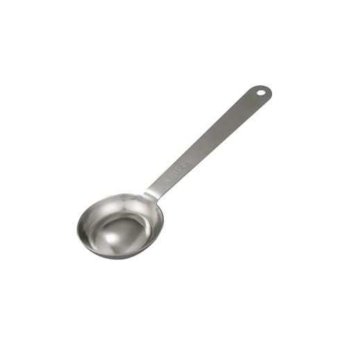 CB JAPAN Atomico Silver Stainless Steel Measuring Spoons, Double-Sided, Tablespoon and Teaspoon, Made in Japan