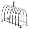 Stainless Steel Toast Loaf Slice Rack 6 Slice Bread Holder Toast Stand Rectangle Food Display Tool Kitchen Gadget