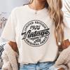 Vintage 1975 Birthday Shirt: Limited Edition, All Original Parts