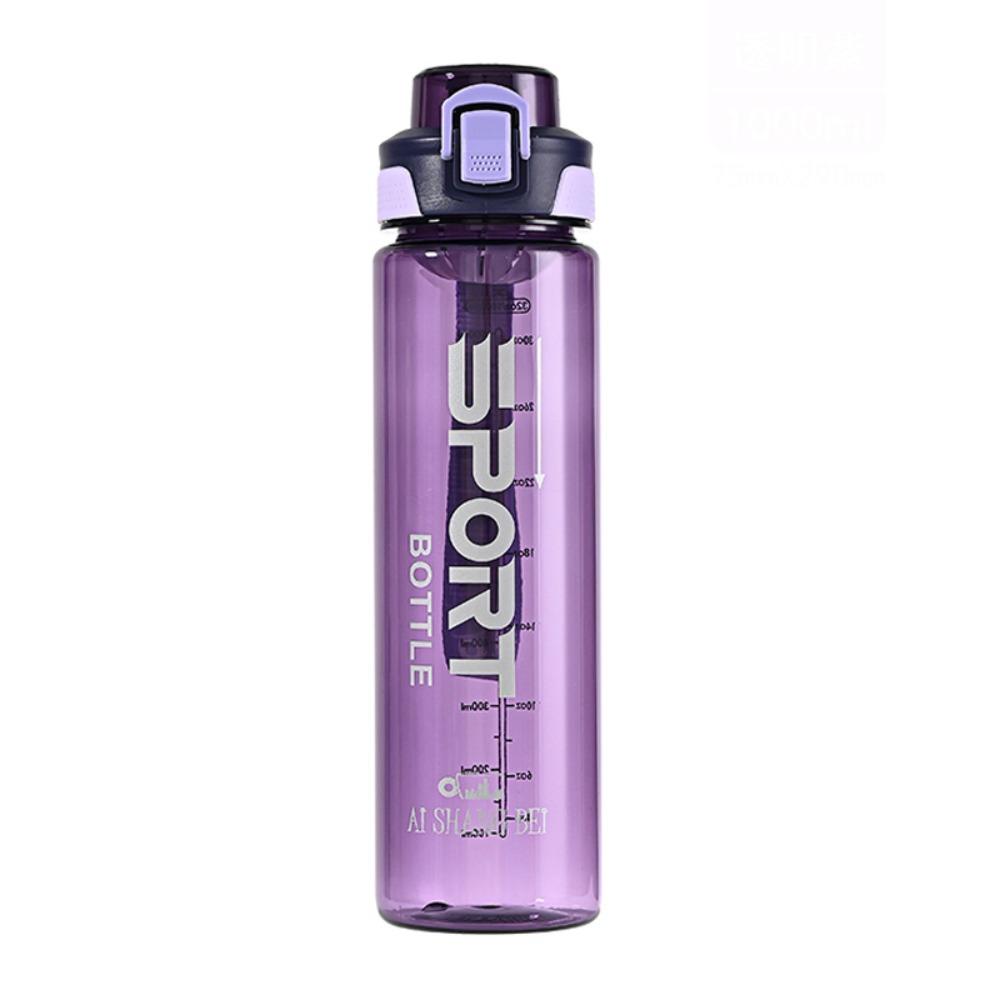 Plastic Clear Drink Bottle Leakproof Travel Kettle Portable Sports Water Bottle