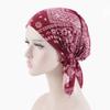 Bohemia Wind Cotton Hat Bandana Casual Chemotherapy Hat Sleep Caps Beanies Headwrap  Women National