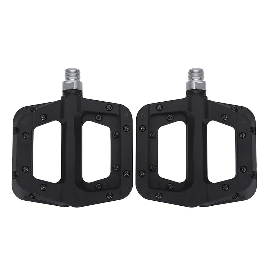 2Pcs Set Outdoor Bicycle Sealed Bearing Pedal Mountain Road Cycling Platform Bike Part Black