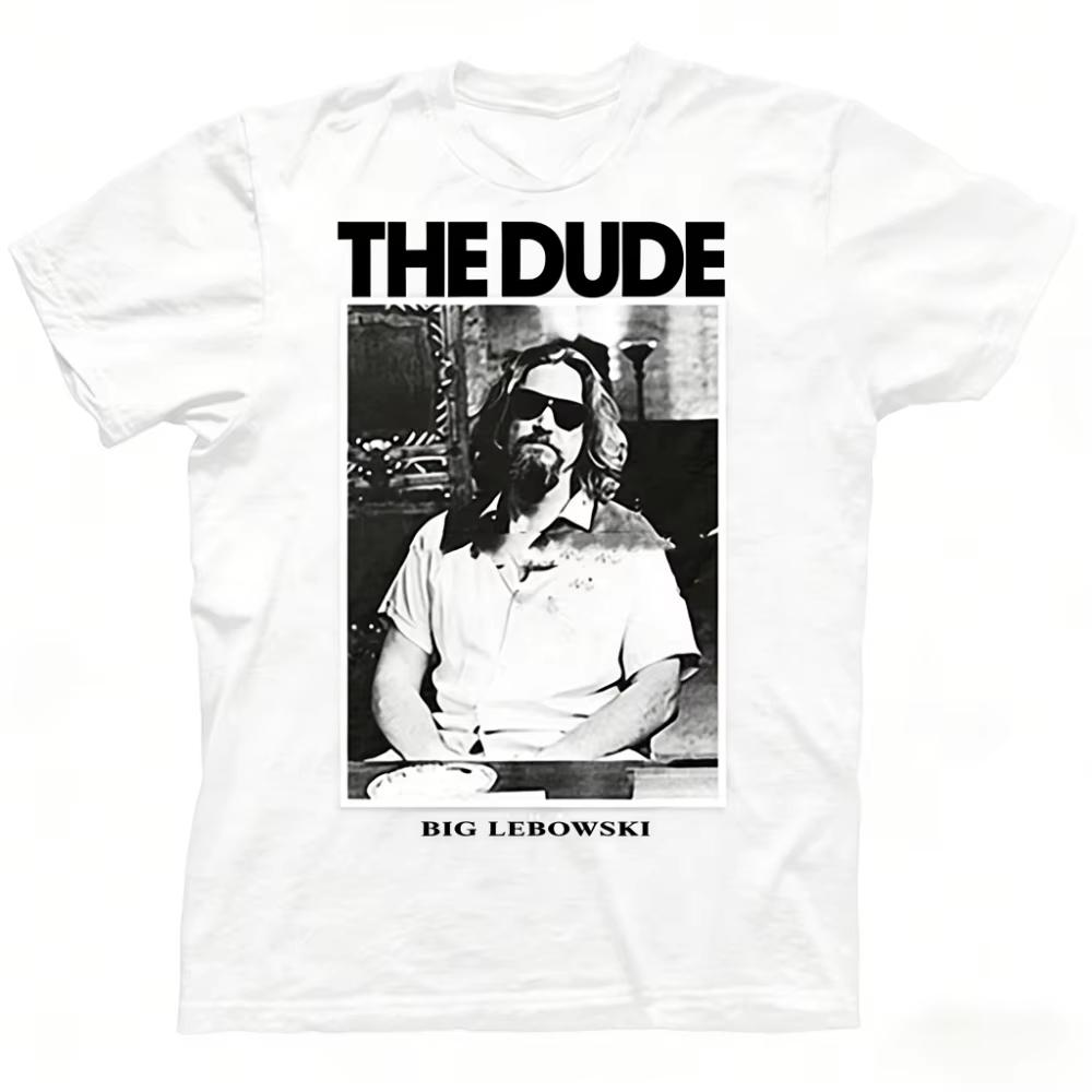 2026 New Big Lebowski The Dude Graphic Tshirts Black Tv Man Breathable Streetwear Tshirt Women Casual Shortsleev