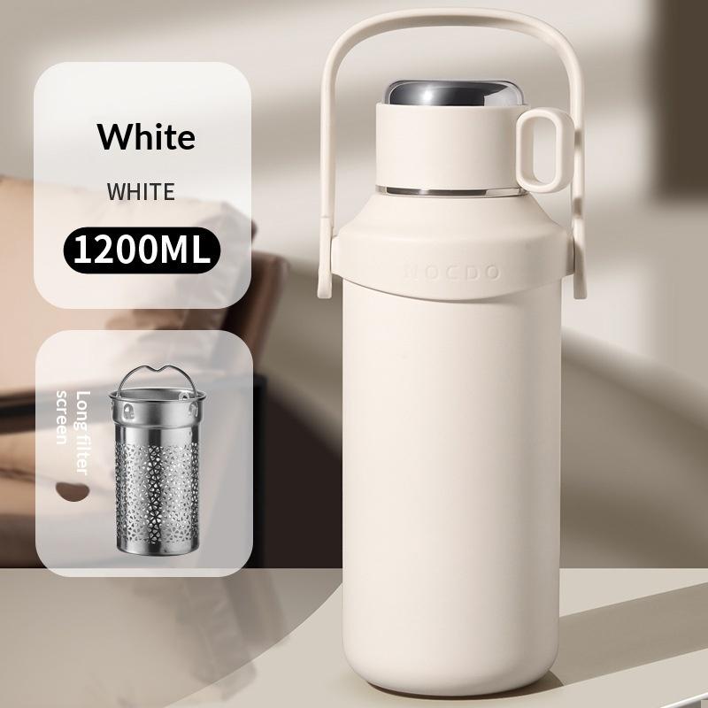 

316 Stainless Steel Insulated Water Bottle 24 Hour Hot Cold Drink Thermos1 Liter Leak Proof with Straw for Gym Sports Travel 1000ml