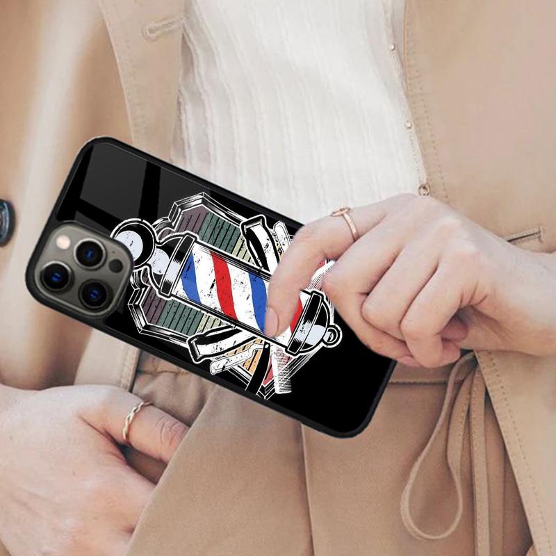 

Barber Scissors Hairstylist Salon Magnetic Phone Case For iPhone 17 Air 16 14 13 12 Pro Max 15 Plus Wireless MagSafe Cover iPhone 13mini