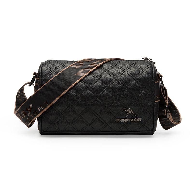 

Small Bag Women s 2025 Summer New Arrival Easiest for Match Cowhide Messenger Bag Soft Leather Broadband One-Shoulder Bag Pillow Bag Women s Bag Black (collection plus purchase priority delivery)