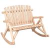 vidaXL Garden Swing Bench 2-Seater 123x96x102 Cm Solid Wood Spruce