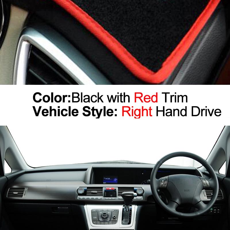 Car Auto Inner Dashboard Cover For Honda Elysion 2012 - 2015 Center Console Protector Carpet Dashmat Reduce Sun Shade  2013 2014
