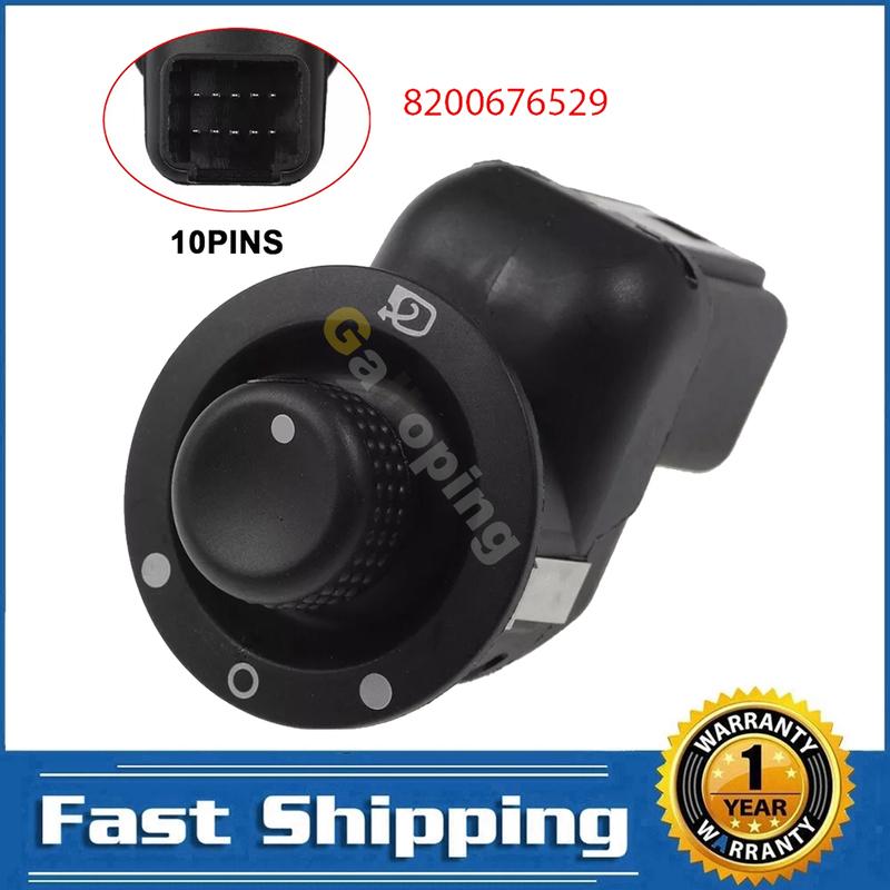 

Power Electric Rearview Side Mirror Control Switch Button for Renault Clio Mk4 Modus Captur 8200676529 Car Accessories