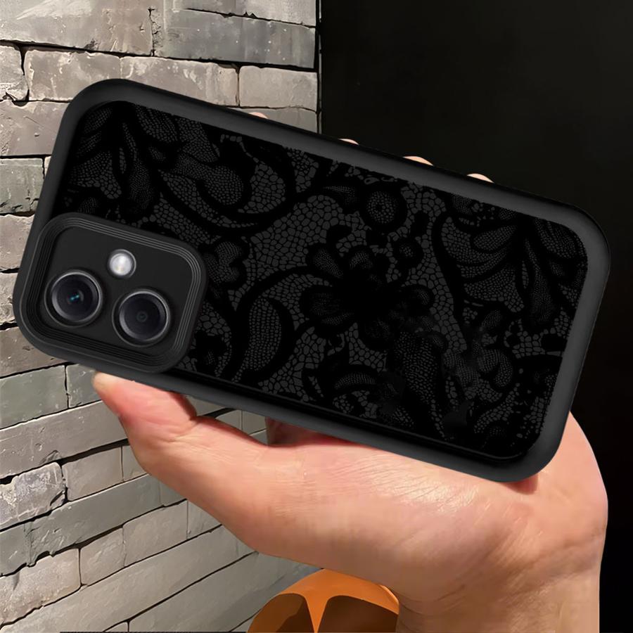 Soft Shell Phone Case for Xiaomi Redmi 13 A4 12 A3 A1 A2 Plus Lacey Pattern Fashion Funny