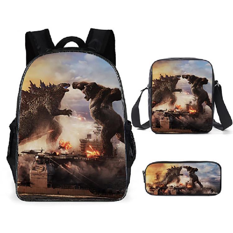 Shoulder Anime Cartoon Bag Pencil Case Kids School Pack For Daily Use