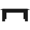 VidaXL Table basse Noir 100x60x42 cm Bois d’ingénierie 801180