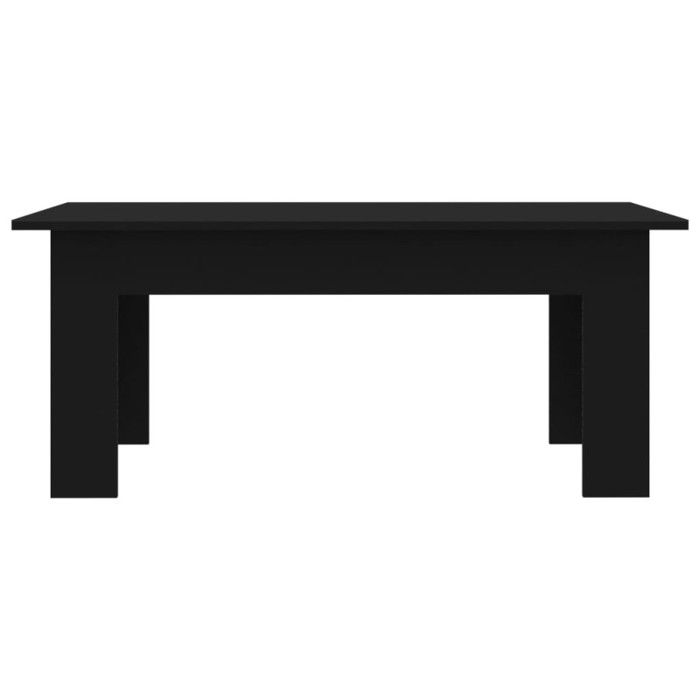 VidaXL Table basse Noir 100x60x42 cm Bois d’ingénierie 801180