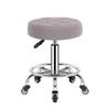 Hairdressing Rotating Salon Stool - Large Barber & Beauty Chair with Rollers