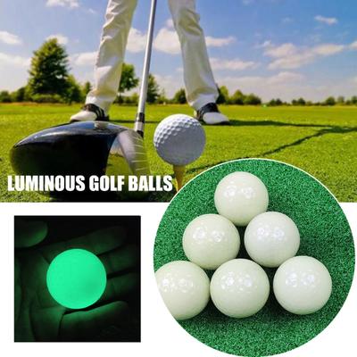 Glow-in-the-dark Golf Ball, Night Practice Fluorescent Golf Ball, Long Lasting Luminous Standard Golf Ball for Night Play, Golf Accessories