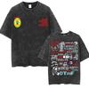 Wholesale Rap Bad Bunny DTMF World Tour Oversized Tshirt for Men Luxurious Fashionable Retro Washed Hiphop Pure Cotton Tshirt