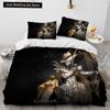 3D Lost ARK Game Gamer Cartoon Comforter Bedding Set,Duvet Cover Bed Set Quilt Cover Pillowcase,king Queen Size Bedding Set Kids