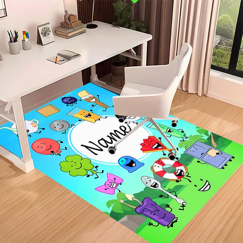 Custom personalization nanimate Insanity Print Area Rug - Soft, Washable Non-Slip Indoor Mat,Living Room,Home&Office Decorative Rug