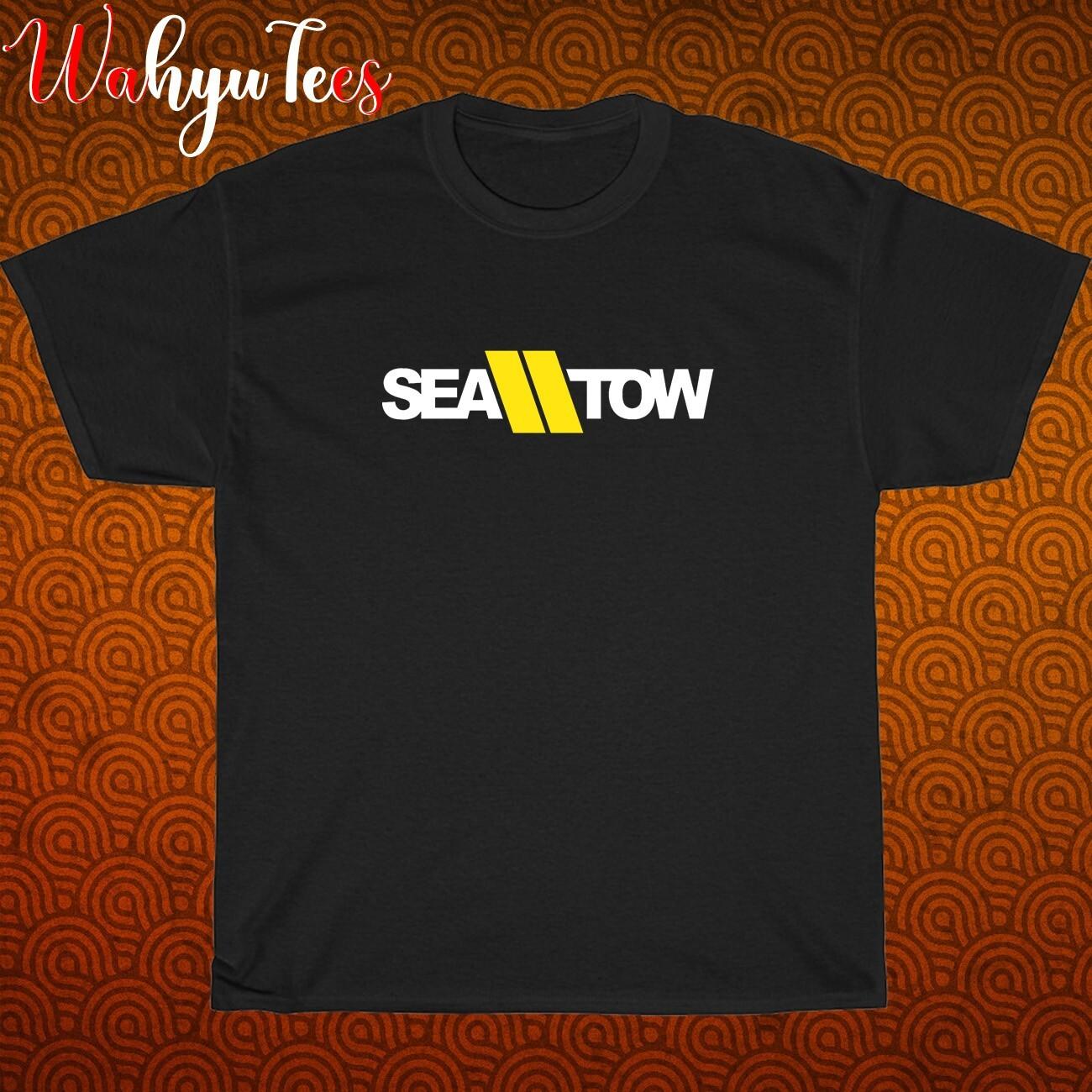 Sea Tow Boat Towing Boats Logo Black/Grey/Navy/White Size S-5XL Unisex T-Shirt XL