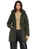 Orolay Down Down Mod Regular Cold Outdoor Wear Size Women's Jacket, Coat, Outerwear, Parka, Coat, Hooded, Mid-Length, Fit, Windproof, Protection,
