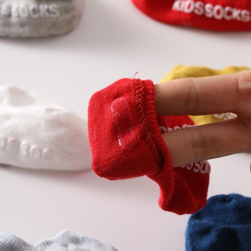 0-24m Baby, Kleinkind Socken Baumwolle Nicht-slip Boden Socken Für Kinder Candy Farbe Kinder Boot Socken kleinkind Schuhe SockenM