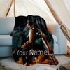 Custom Name Tomb Raider Theme Printed Blanket - Perfect for Couch, Bed, Travel & Outdoor Use | Machine Washable, Cozy & Durable.