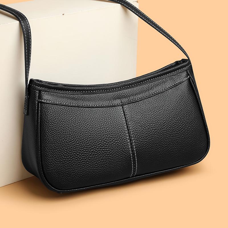 100% Genuine Leather Crossbody Bags for Women Commuting Shoulder Messenger Bag Luxury Designer Casual Female Handbags Sac A Main