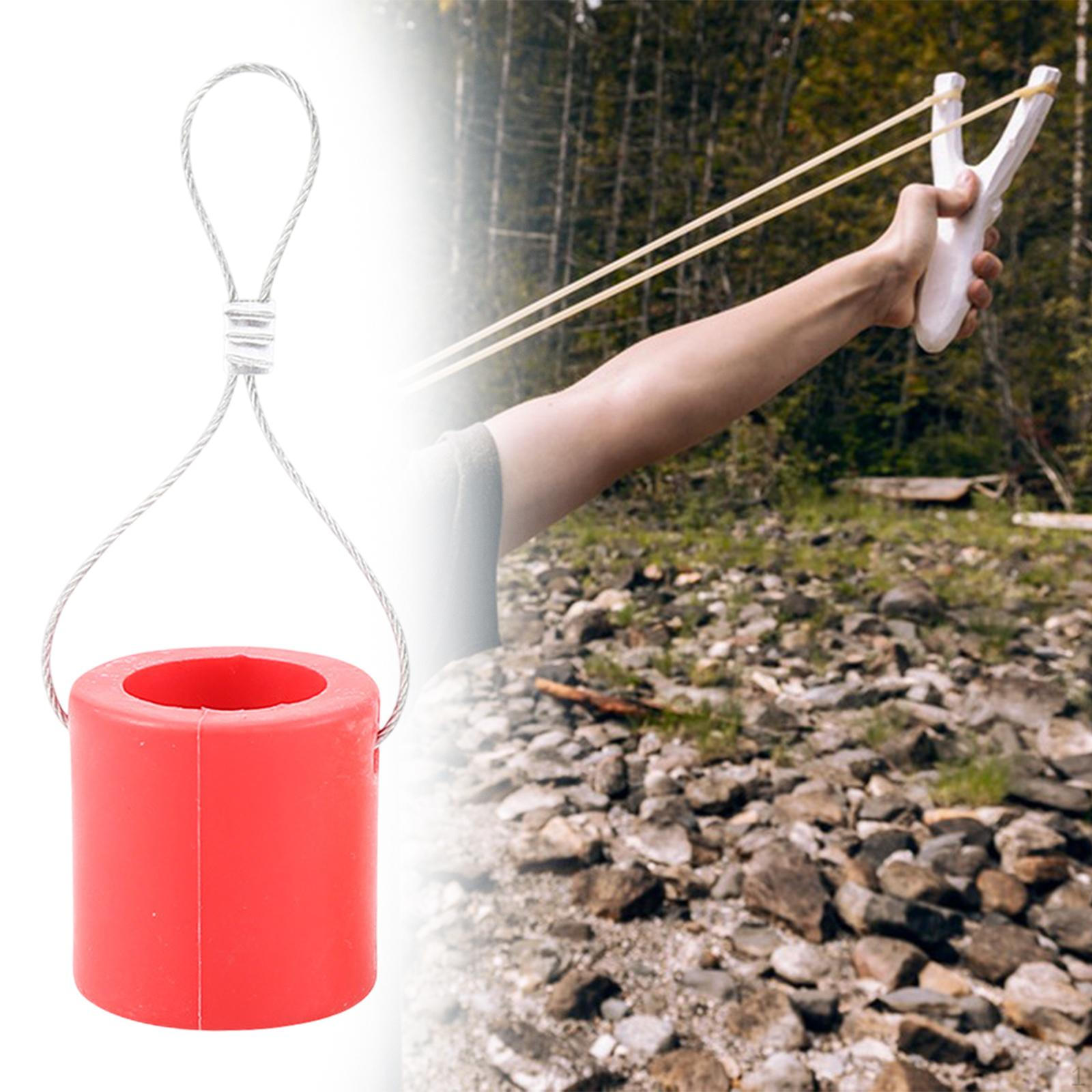 

Shooting Target 1.38inchx1.38inch with Bell for Backyard Lawn Outdoor Sports Red