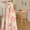 Cozy Lamb Fleece Blanket - Soft, Warm Shawl for Office, Sofa, or Dorm Naps.