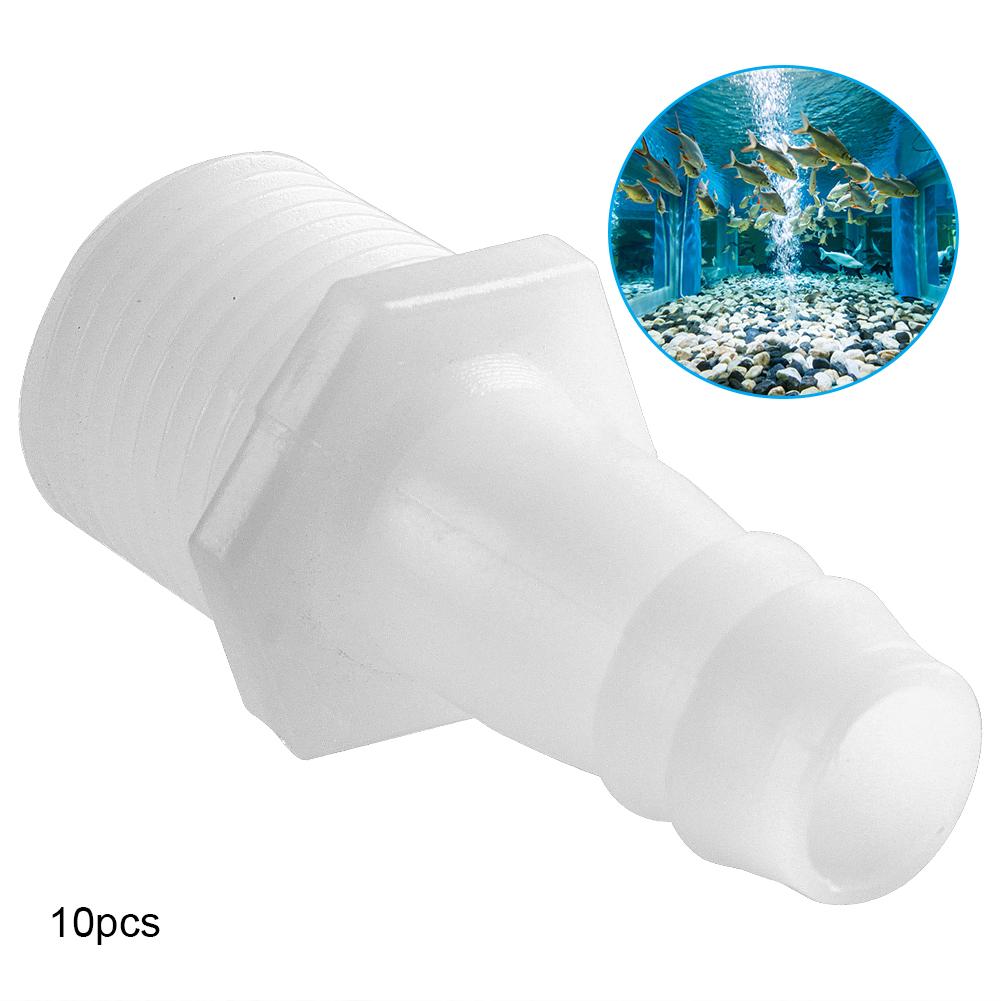 10 STÜCKE Aquarium 1 2 Gewinde Rohradapter Aquarium Luftpumpe Anschluss Schlauchverschraubungen Verbinder 12MM