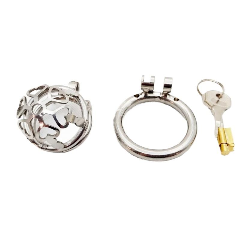 Chastity Device Cock Ring Lock Penis Ring Scrotum Bondage Chastity Lock Chastity Belt Lock Sex Toys for Men Male Cock Cages
