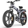 ENGWE X26 Electric Bicycle 1000W Powerful Motor 48V29.2Ah Dual Battery Electric Bicycle 26*4.0 Inch Fat Tire Snow Foldable E-Bike