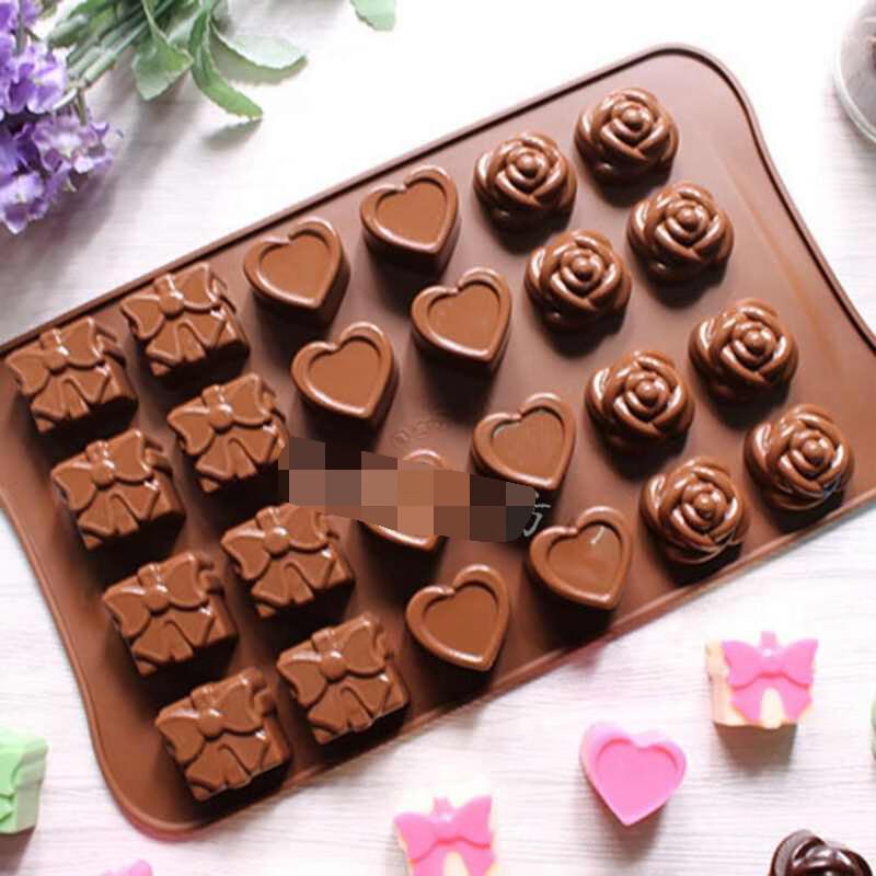 

Heart & Rose Silicone Baking Mold